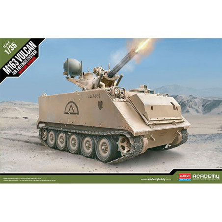 Tanque US Army M163 Vulcan, Escala 1:35. Marca Academy, Ref: 13507.