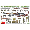 Armas y Equipos de Infanteria de EE.UU, Escala 1:35. Marca Miniart, Ref: 35329.