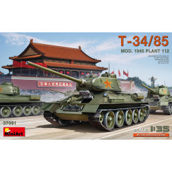 Tanque T-34/85, Escala 1:35. Marca MiniArt Models, Ref: 37091.