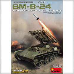Lanzacohetes Autopropulsado BM-8-24, Escala 1:35. Marca MiniArt Models, Ref: 35234.