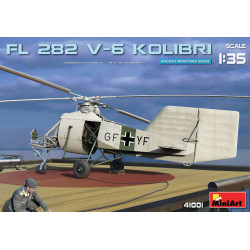 Helicoptero FL 282 V-6 Kolibri, Escala 1:35. Marca Miniart, Ref. 41001.