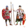 Figuras de Infanteria Romana Siglo IV-V, Escala 1:72. Marca Miniart, Ref: 72012.