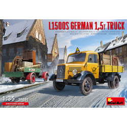 Camión L1500S Alemán 1,5T, Escala 1:35. Marca Miniart Models, Ref. 38051.