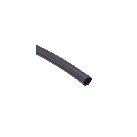 Tira de Termorretráctil de 1.2 mm, color negro, 1 metro.