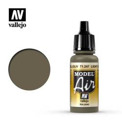 Acrilico Model air Hellow Liv Light Olive, Bote 17 ml. Marca Vallejo, Ref: 71.247.