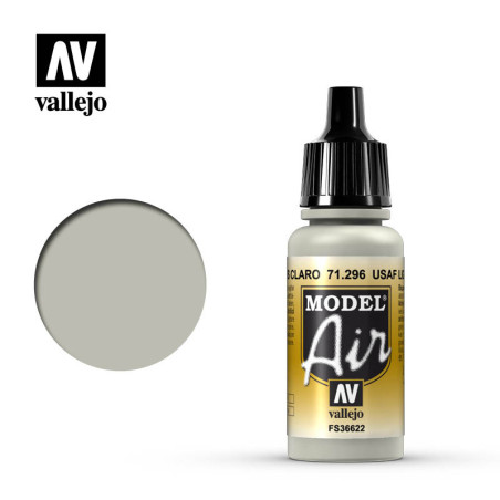 Acrilico Model air Curtiss Grey, Bote 17 ml. Marca Vallejo, Ref: 71.296.