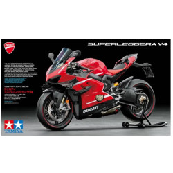 Moto Ducati Superleggera V4, Escala 1:12. Marca Tamiya, Ref: 14140.