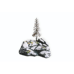 Diorama " Montañas rocosas heladas ", Valido para todas las escalas. Marca Noch, Ref: 10013.