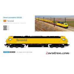 Loc. Diesel Vossloh Euro 4000 Ferrovial, 335.032, Digital, Escala N, Marca Sudexpress. Ref: SFER032ND