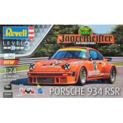 Coche Porsche 934 RSR, Escala 1:24. Marca Revell, Ref: 05669.