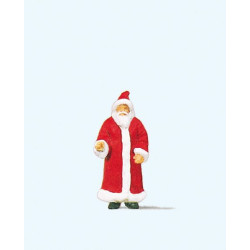 Papá Noel con gabardina, 1 figura, Escala H0. Marca Preiser, Ref: 29029.