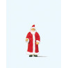 Papá Noel con gabardina, 1 figura, Escala H0. Marca Preiser, Ref: 29029.