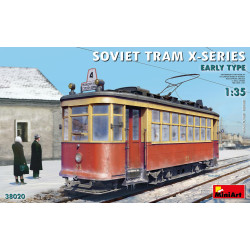 Tranvia Sovietico Serie X, Escala 1:35. Marca Miniart Models, Ref. 38020.