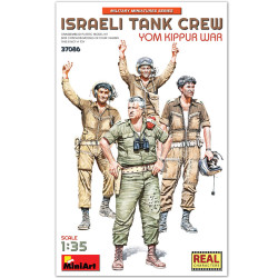 Figuras Tripulacion de Tanques Israelíes, Escala 1:35. Marca Miniart, Ref: 37086.
