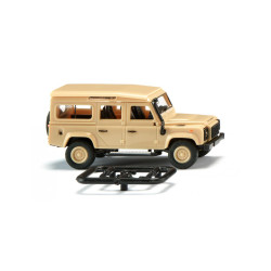 Land Rover Defender 110, Color Crema tropical, Escala H0. Marca Wiking, Ref: 010204.