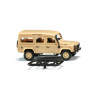 Land Rover Defender 110, Color Crema tropical, Escala H0. Marca Wiking, Ref: 010204.