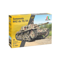 Tanque Semovente M42 da 75/34, Escala 1:35. Marca Italeri, Ref: 6584.