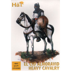 El Cid Caballería Pesada, Escala 1:72. Marca Hat, Ref: 8247.