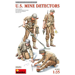 Figuras Detectores de Minas de EE. UU, Escala 1:35. Marca Miniart, Ref: 35251.