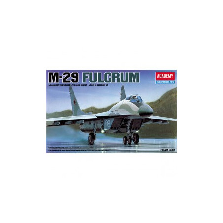 Avión M-29 Fulcrum, Escala 1:144. Marca Academy, Ref: 12615.