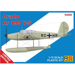 Avion Arado Ar 199 V5, Escala 1:72. Marca Rs Models, Ref: 94006.