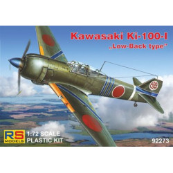 Avión Ki-100-I "Low Back", Escala 1:72. Marca Rs Models, Ref: 92273.