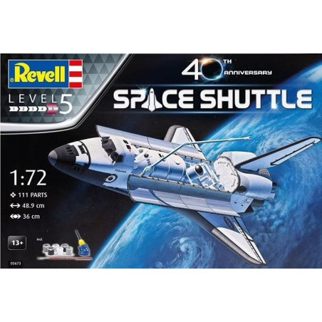 Space Shuttle 40th Anniversary, Escala 1:72. Marca Revell, Ref: 05673.