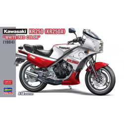 Moto Kawasaki KR250, Escala 1:12. Marca Hasegawa, Ref: 21745.