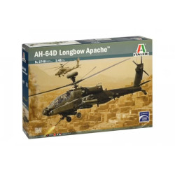 Helicoptero AH-64D Arco Apache, Escala 1:48. Marca Italeri, Ref: 2748.