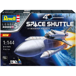 Space Shuttle with Booster Rockets - 40th Anniversary, Escala 1:144. Marca Revell, Ref: 05674.