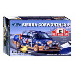 Coche Ford Sierra Cosworth 4×4  "Rally Monte Carlo 1991", Escala 1:24. Marca D.ModelsKits, Ref: DMK001.