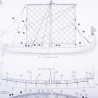 Planos de Barco Vikingo, Escala 1:50. Marca Amati, Ref: B100601.