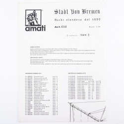 Planos de Stadt Von Bremen, Escala 1:50. Marca Amati, Ref: B1018.