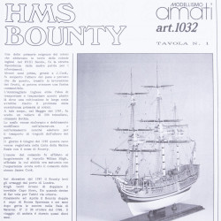 Planos de Recompensas HMS, Escala 1:50. Marca Amati, Ref: B1032.