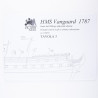 Planos de HMS Vanguard 1787, Escala 1:50. Marca Amati, Ref: B110004.