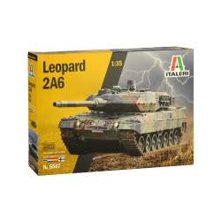 Tanque Leopardo 2A6, Escala 1:35. Marca Italeri, Ref: 6567.