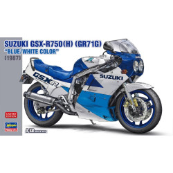 Moto Suzuki GSX-R750 (H) (GR71G), Escala 1:12. Marca Hasegawa, Ref: 21746.
