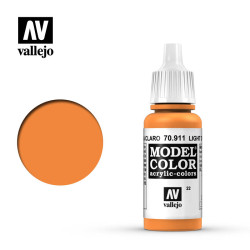 Acrilico Model Color, Naranja claro, ( 022 ). Bote 17 ml. Marca Vallejo. Ref: 70.911.