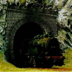  Dos Bocas de tunel de via unica, Marca Busch, Ref: 7025.