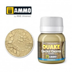 Texturas Quake Craquela Arena Quemada, 40 ml. Marca Ammo Mig Jimenez. Ref: A.MIG-2184.