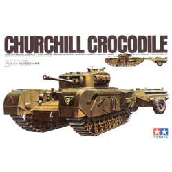 Tanque Churchill Crocodile, Escala 1:35. Marca Tamiya, Ref: 35100.