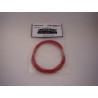Rollo de cable rojo para digitalizar de 0,03mm, 5 metros.
