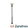 Farola metalica de un foco, Tipo 63, Tecnologia LED, Escala H0. Marca Zaratren, Ref: ZT-FR1094.