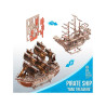 MR. Playwood - Barco Pirata "Mad Treasure", Madera Contrachapada, Kit de montaje, Ref: 10111.