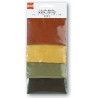 Lote de cuatro pigmentos de color tierra, Marca Busch, Ref: 7595.