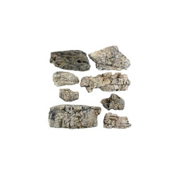 Rocas prefabricadas de yeso y pintados a mano, Ref: C1137