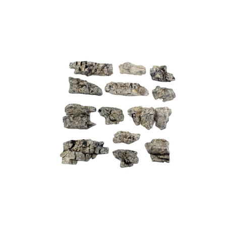 Rocas prefabricadas de yeso y pintados a mano, Ref: C1139