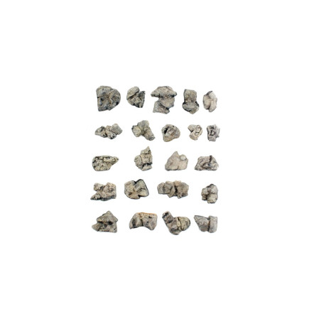 Rocas prefabricadas de yeso y pintados a mano, Ref: C1142