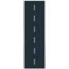 Carretera nacional, negro, 40 mm, rollo de 1 metro, Noch, Ref: 34200.
