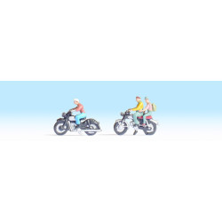 Dos motocicletas con tres personas, Noch, Ref: 36904.